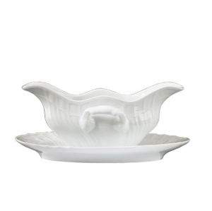 Ginori Vecchio Ginori White Oval Gravy Boat